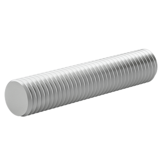 Threades rods, metric course thread